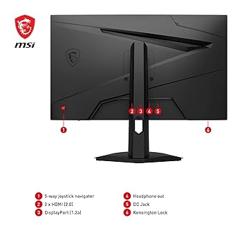 MSI カーブドモニター 4K UHD 3840×2160 Amazon.com: MSI MAG323UPF, 32